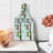 Ambesonne Owls Tempered Glass Cutting Board Birds on Tree Branches Multicolor