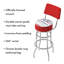 Tabouret de bar pivotant 31 po Budweiser