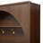 Farmhouse All-in-One Hall Tree with Shelves, Retro Arched Entryway Storage Bench with 3 Cabinets, Wooden Coat Rack Organizer with 4 Hooks for Mudroom, Hallway-129165198