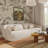 Tov Furniture Misty Cream Boucle Modular 4-Seater Sofa
