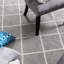 Tapis géométrique gris Lindell-32002277