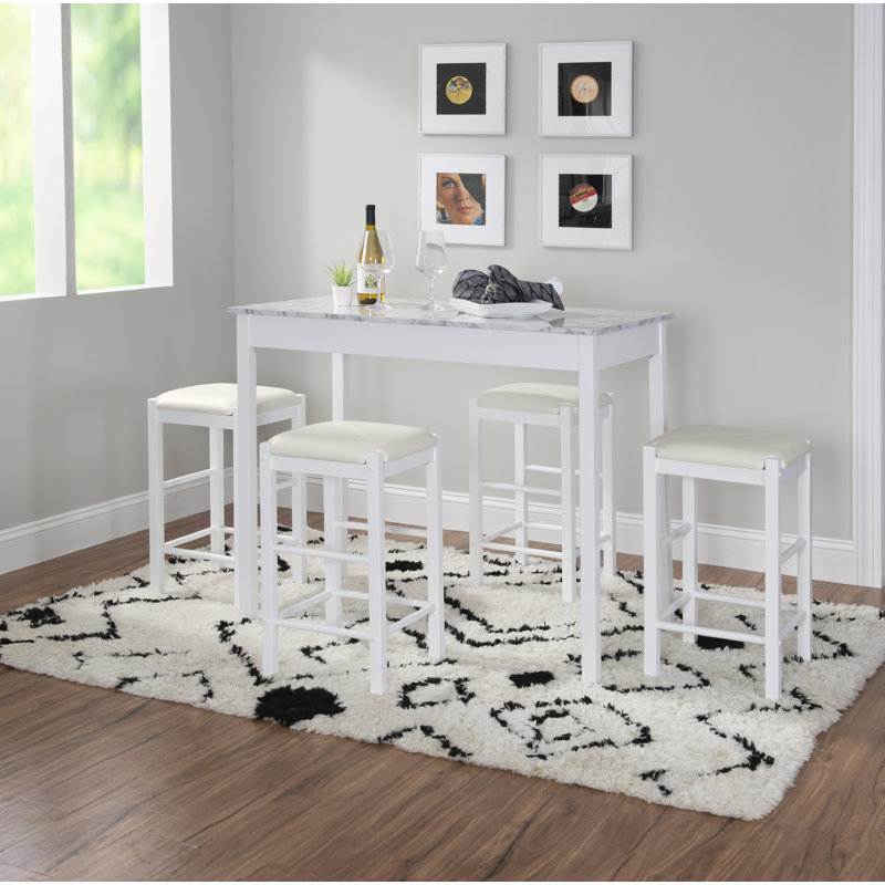 Winston Porter Loria 5 - Piece Dining Set & Reviews | Wayfair