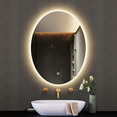 Oval Wall Vanity Mirror