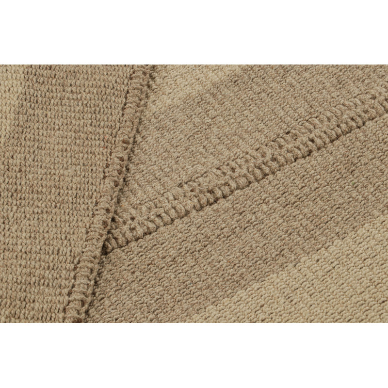 Wool Striped Area Rug