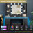 Guram Vanity Set Modern LED Makeup Desk with Mirror, Ten Light Bulbs & Desktop Dazzle Light Adjustable Brightness, 7 Drawers & Stool, Usb Power Outlet-768981269