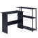 Levi Rectangular Desk with Side Shelf Attached