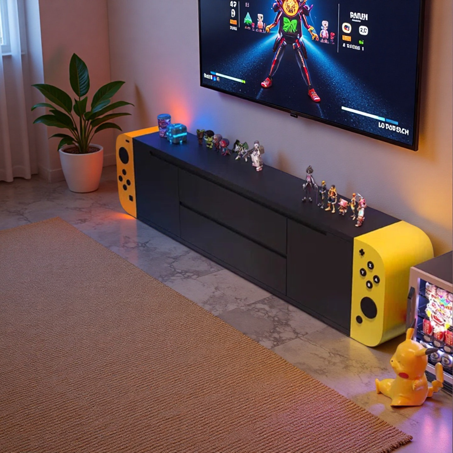 Latitude Run® Creative Gaming Console TV Cabinet Storage Unit - Wayfair ...