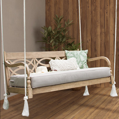 Ambroisine Solid Wood Porch Swing