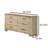 Rustic Farmhouse Bedroom Set With LED Headboard-161354862-161354853-161354858