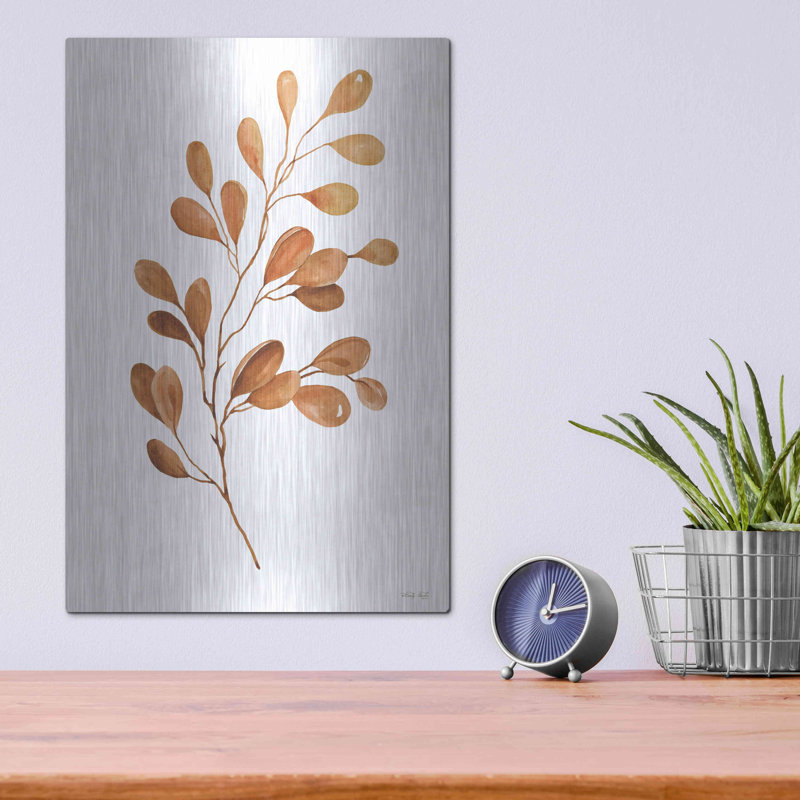 «Fall Leaf Stem III» par Cindy Jacobs, H 16 po x l 12 po