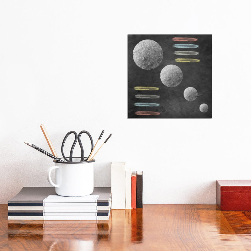 Geometry Mystery Moon XVI by Irena Orlov - Wrapped Canvas Painting
