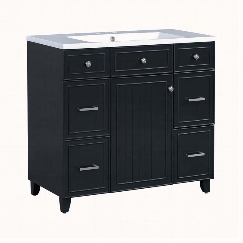 Meuble-lavabo 36 po avec lavabo en résine