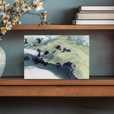 Untouched Estuaries Abstract Fish Coastal Landscape Wall Art