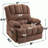 Chenille Power Lift Recliner Chair with 8-Point Vibration Massage and Lumbar Heating-106862018