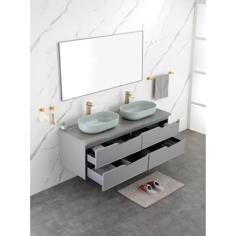 Lavabo de salle de bain moderne 24 "x 14" pour salle de bain