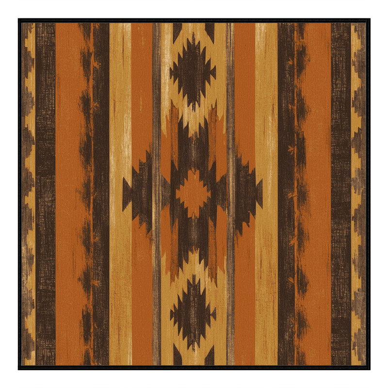 Cliff Dweller Rug, Square 6'