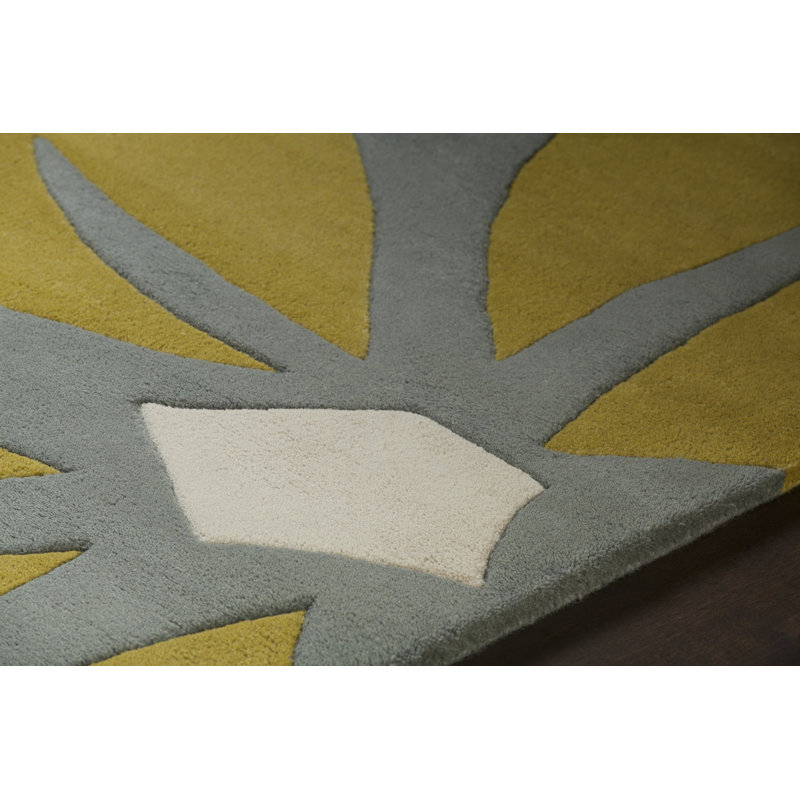 Inhabit Designer Blue/Green Area Rug, 2' x 3'