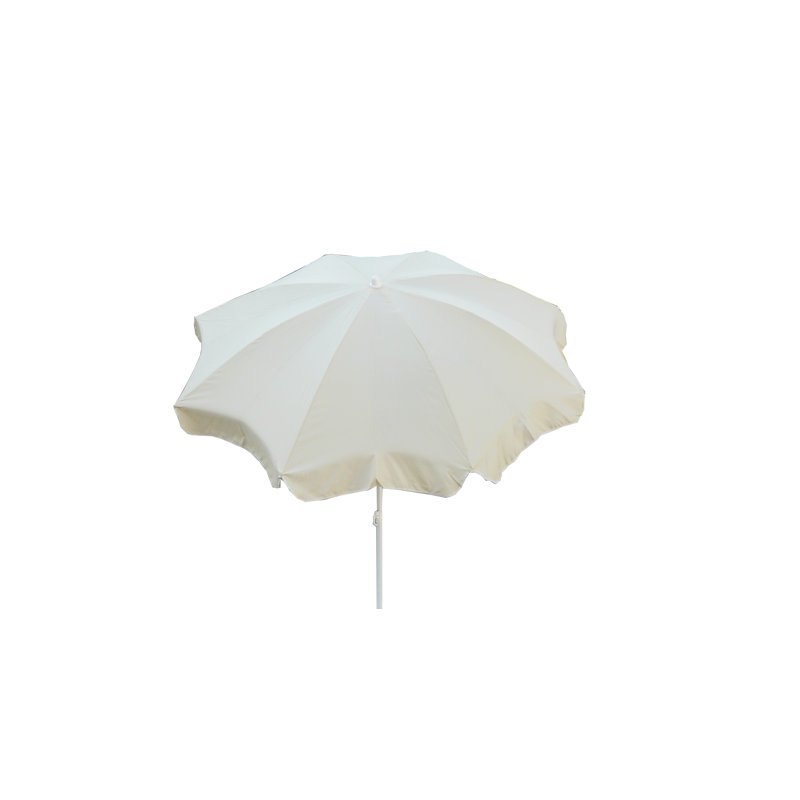 Pepinn 200cm Beach Parasol, Natural