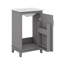Petit meuble-lavabo moderne avec lavabo en céramique-116119044