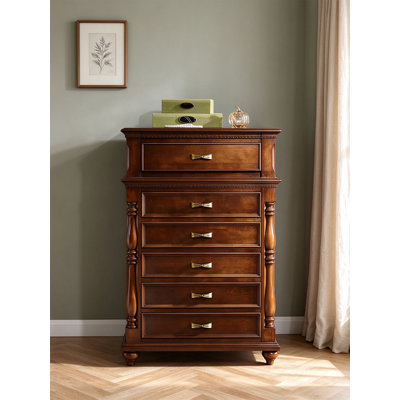 31.1 " W Solid Wood and Glass Jewelry Armoire