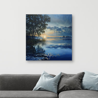 Marsh - 32"x32" art on canvas