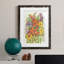 Floral Mix I - peinture encadrée-1858387337-1858387339