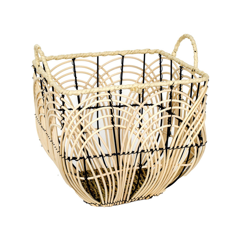 Bay Isle Home Stonegate Wicker Decorative Basket