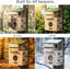 Large Squirrel Houses for Outside, Squirrels Nesting Box with Platform, Solid Wood Squirrel Box, Backyard Squirrel House Squirrels Feeders for Outside