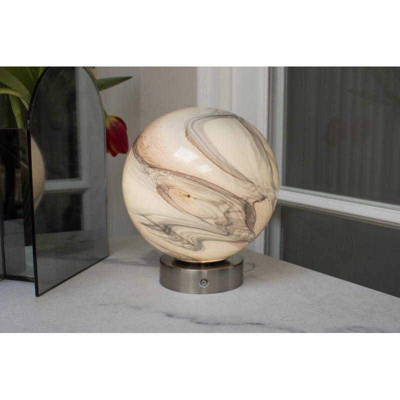 Cherill Glass USB Globe Lamp