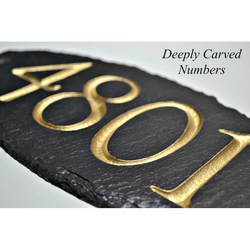 Oval, Black/Gold, Wall