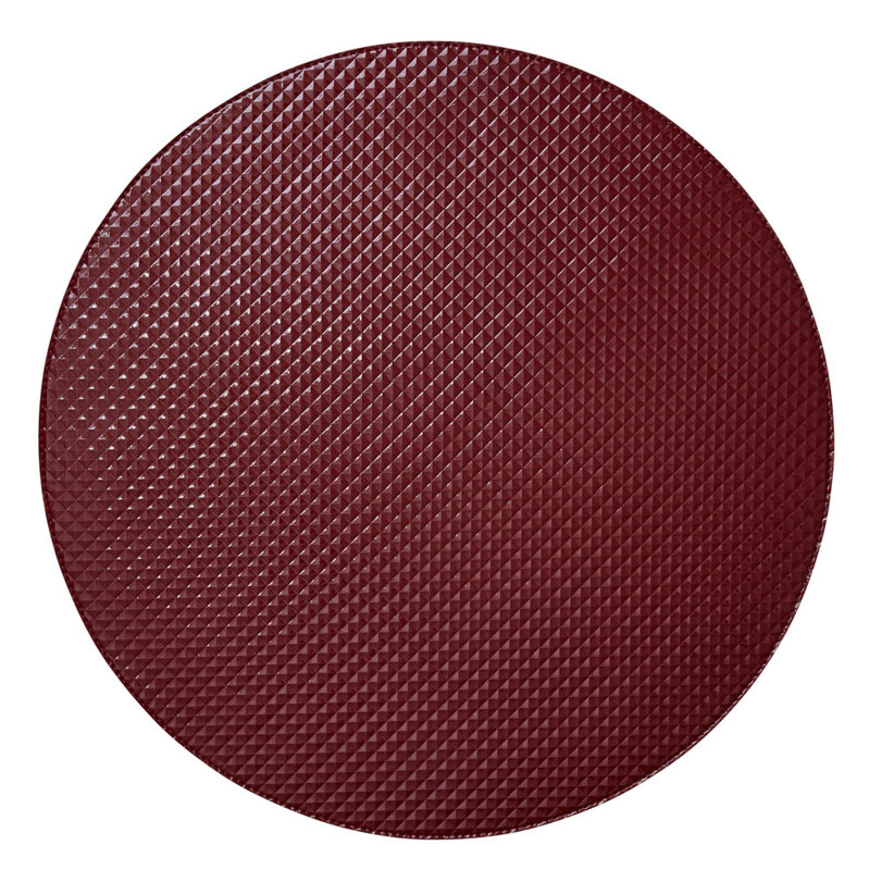 Ensemble de napperons 4 pièces Miyake, Bleu marine / rouge