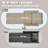 Extra Long Convertible 4 in 1 Sleeper Chair with Pull-Out Mechanism-1124054531
