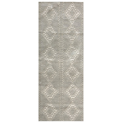 Tapis en laine et coton Honeycomb Southwestern