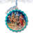 4'' Glass Hanging Figurine Ornament