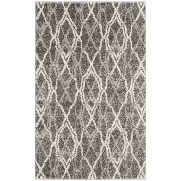 Ammundsen Geometric Gray Area Rug