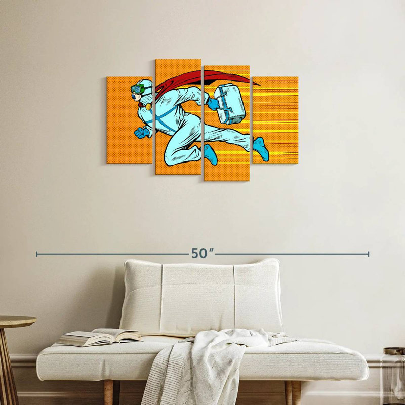 Alcaraz Superhero Doctor, H 22 po x l 36 po