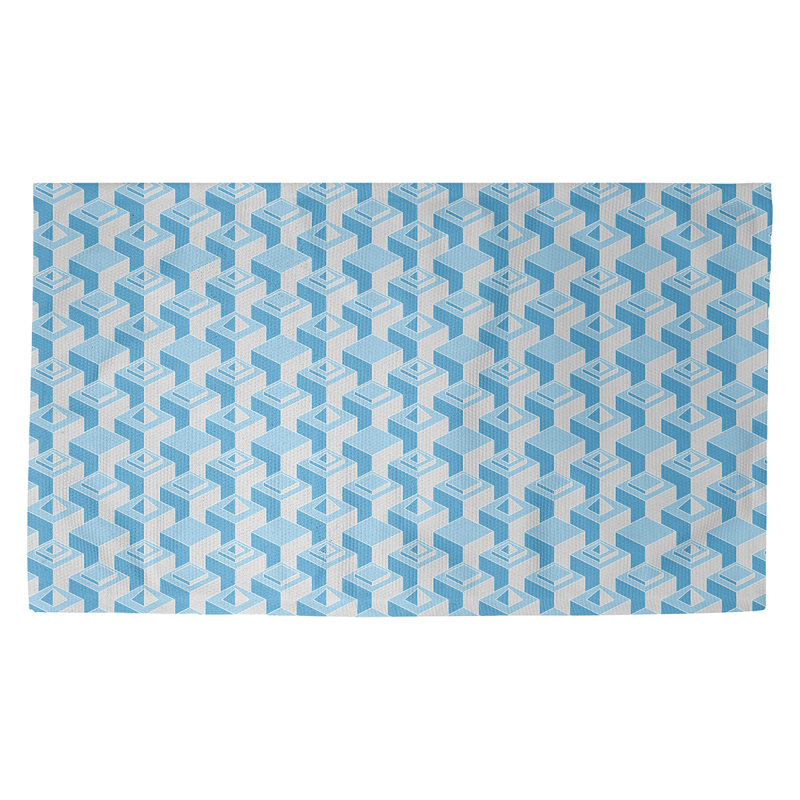 Jordao Geometric Indoor Rug, Rectangle 5' x 7'