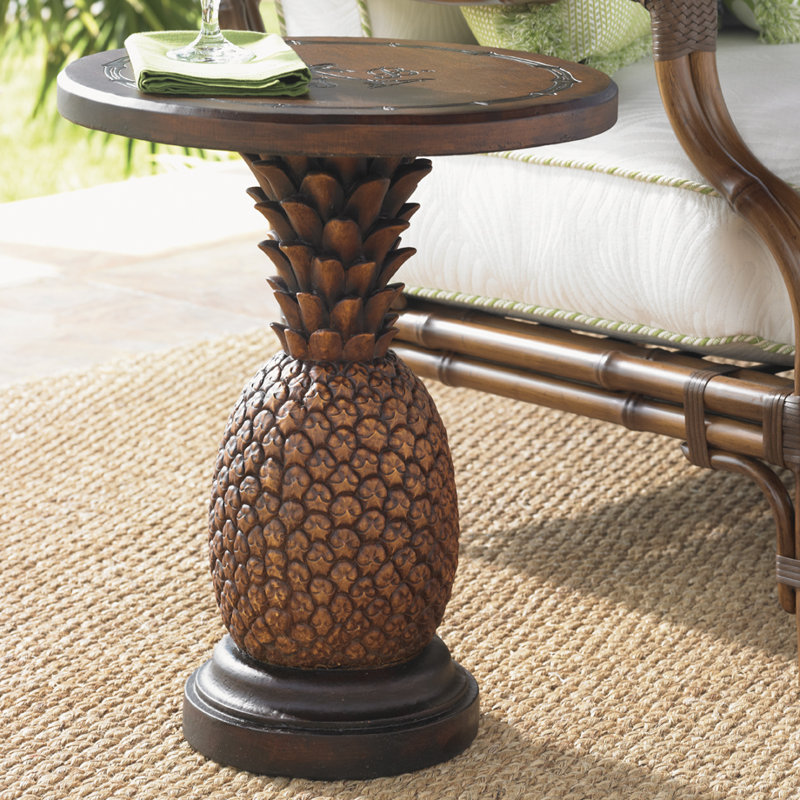 Alfresco Living Side Table, Brown