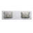 73'' Engineered Stone Double Bathroom Vanity Top with Sink