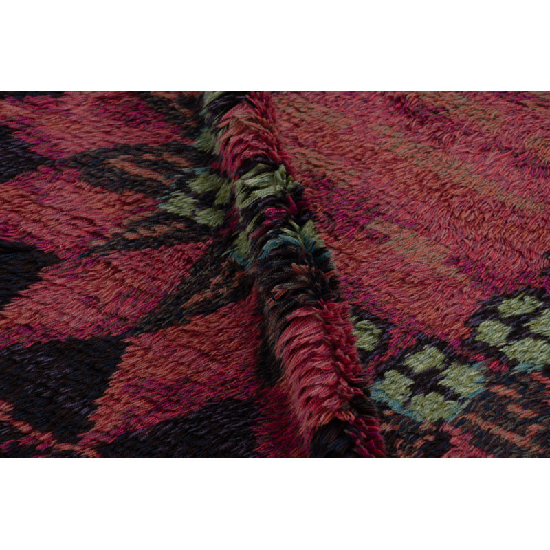 Scandinavian One-of-a-Kind 4'6x6'5 Hand Knotted Area Rug