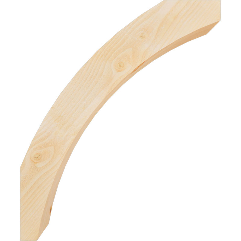 Genouillère Thorton, Sapin Douglas de 6 po (sciage brut), 30 po X P 36 po H