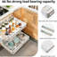 Ensemble de 2 armoires coulissantes pour salle de bain, blanc