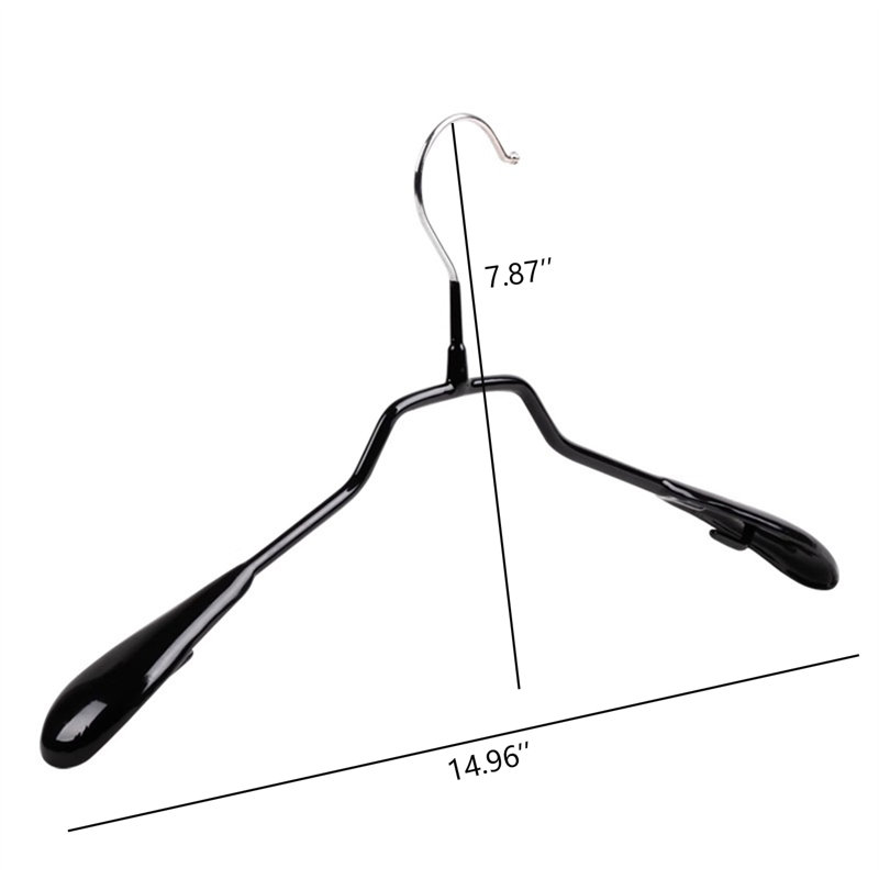 Cintres en métal thermolaqués antidérapants, 10
