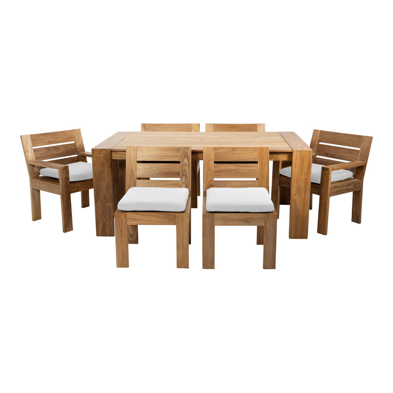 Pacific 7 - Piece Dining Set, White
