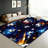 Soccer Ball Area Rug, Creative Starry Sky Print, Non-Slip Soft Floor Mat, Indoor Decorative Carpet for Living Room, Bedroom, Playroom, World Cup Soccer Decor-129889051