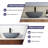 CASAINC Maple 15.35'' Concrete Oval Bathroom Sink-86669221