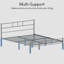Dorset Metal Bed With Metal Slats & Centre Support Legs-19840882-30878718
