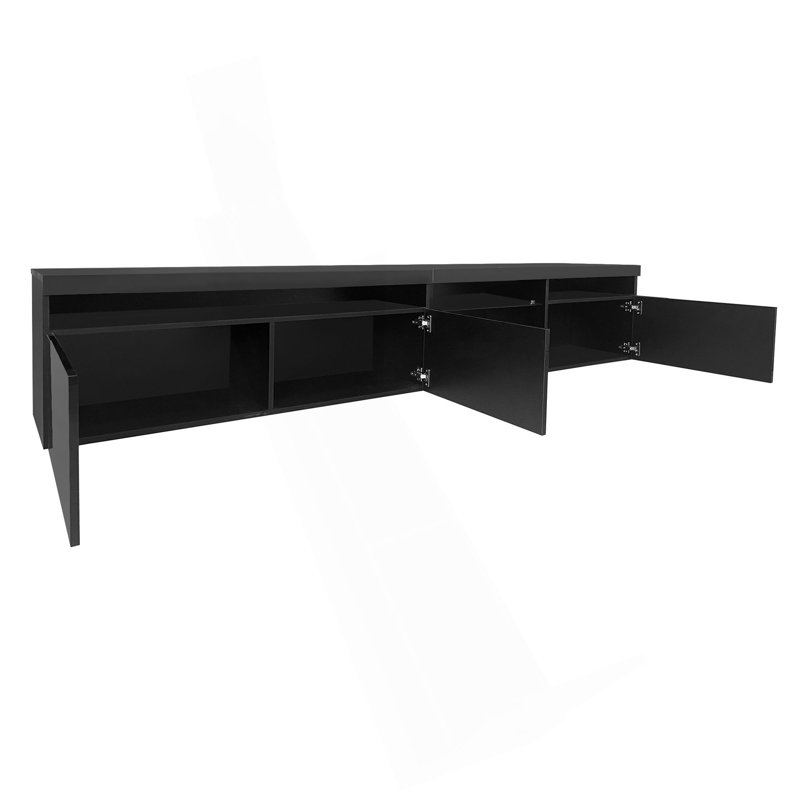 94.5'' Media Console, Black