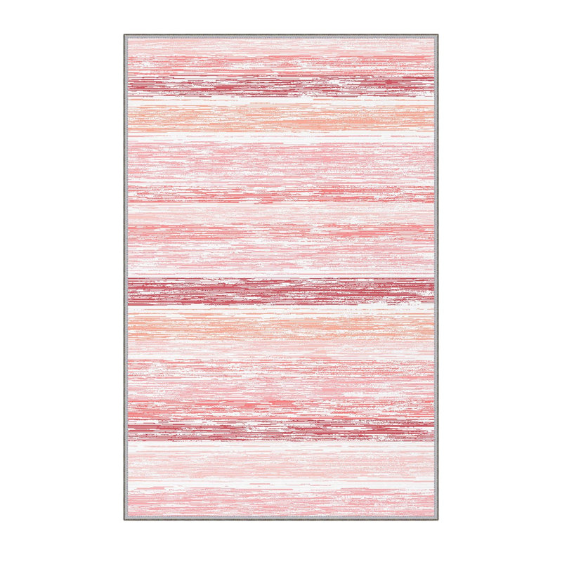 Stylish Hall Carpet (3.3 x 6.6 ft), 100% Polyester, 0.3 in Pile Height | Antibacterial, PVC Non-Slip Underside | 3D Digital Printing, Machine Washable | Perfect for Entryways & Living Spaces, Durable & Easy Care