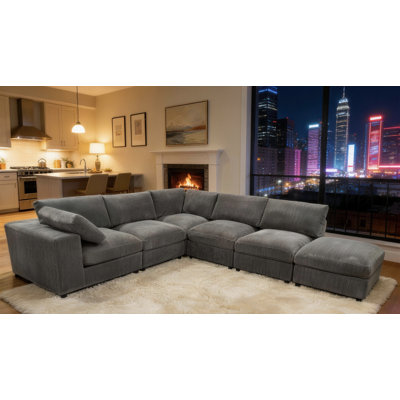 Arregui Corduroy Sectional